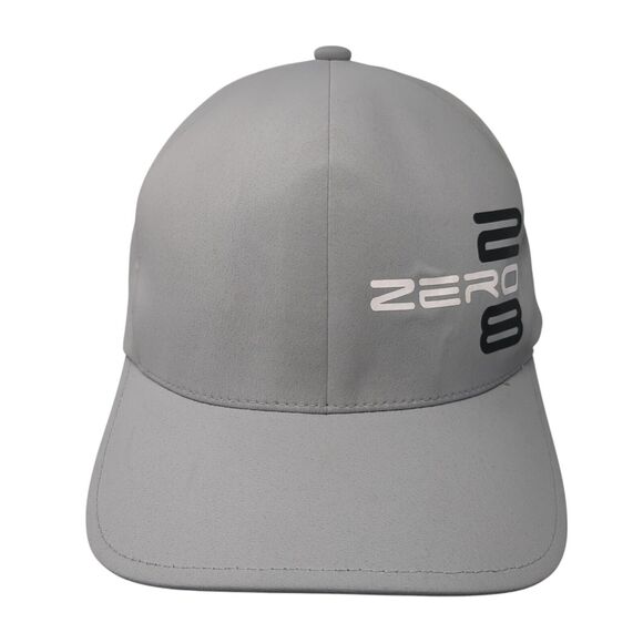 Zero 28 Fitted Hat Gray L/XL Flexfit Delta Solid 6 Panel Port Authority - Picture 1 of 8